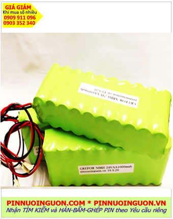 Pin sạc 24v-AA1000mAh; Pin đèn exit thoát hiểm 24v-AA1000mAh; Pin đèn sự cố khẩn cấp 24v AA1000mAh